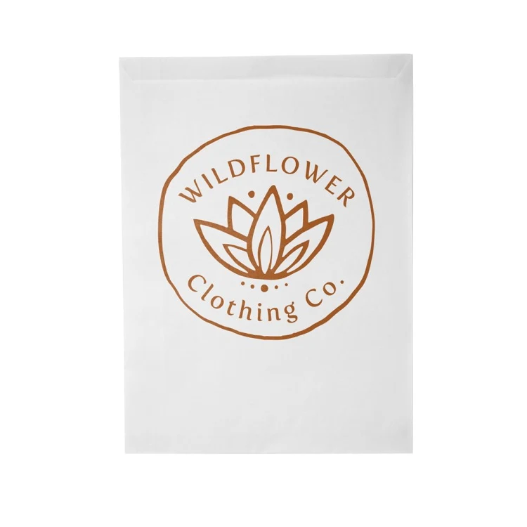 One Color 1-Sided Paper Merchant Bag (8.5" x 11") 1