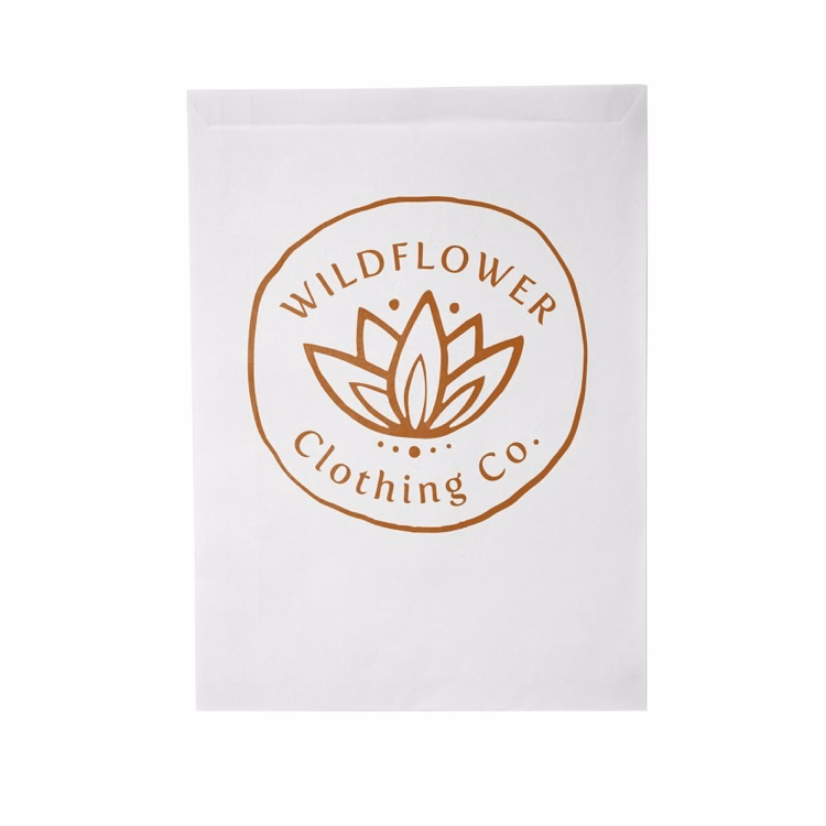 One Color 1-Sided Paper Merchant Bag (8.5" x 11")