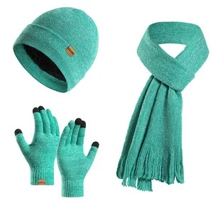 Set of 3 Hat Touchscreen Gloves 1