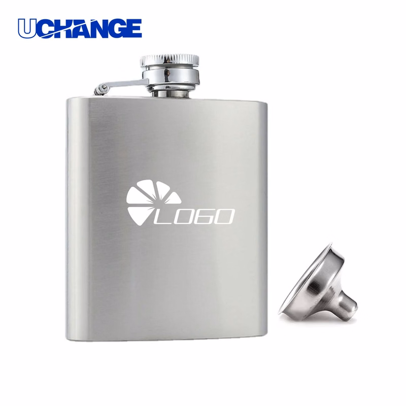 Stainless Steel Hip Flask Container with Spout (6OZ)