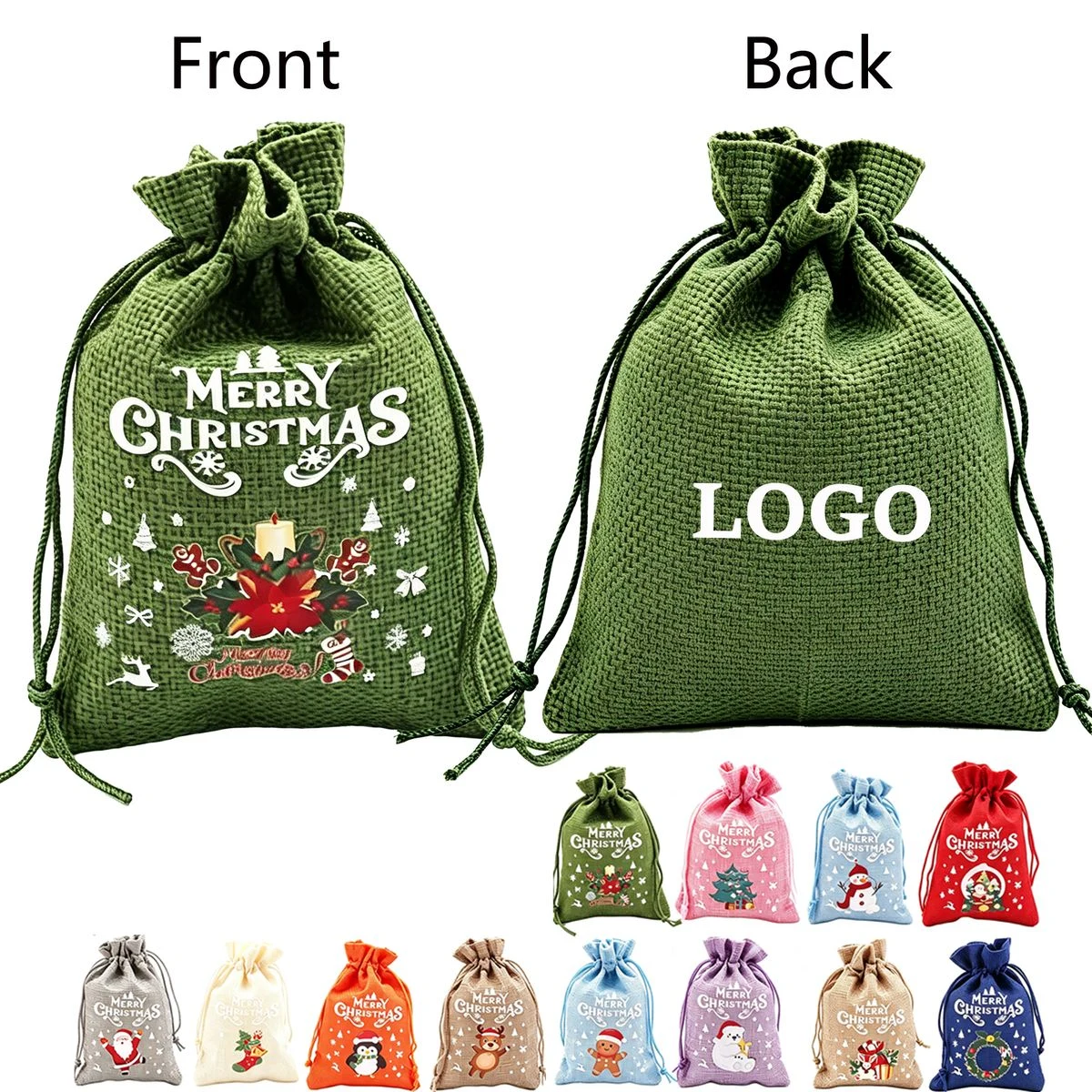 MOQ 20 Piece Christmas Candy Bag 1