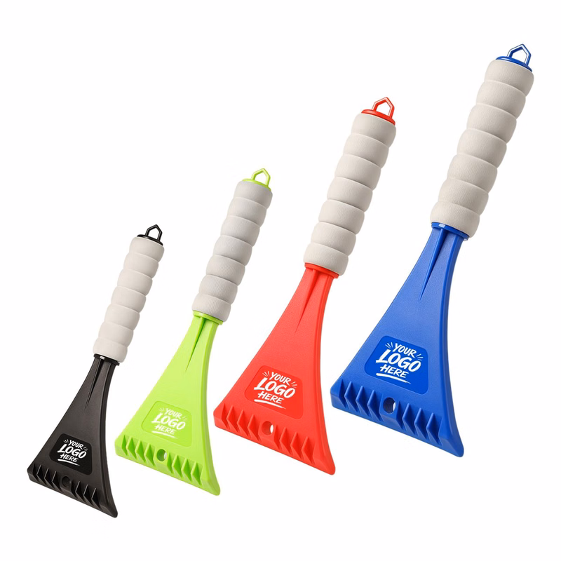 Car Ice Scraper Portable Snow Brush Sponge Handle
