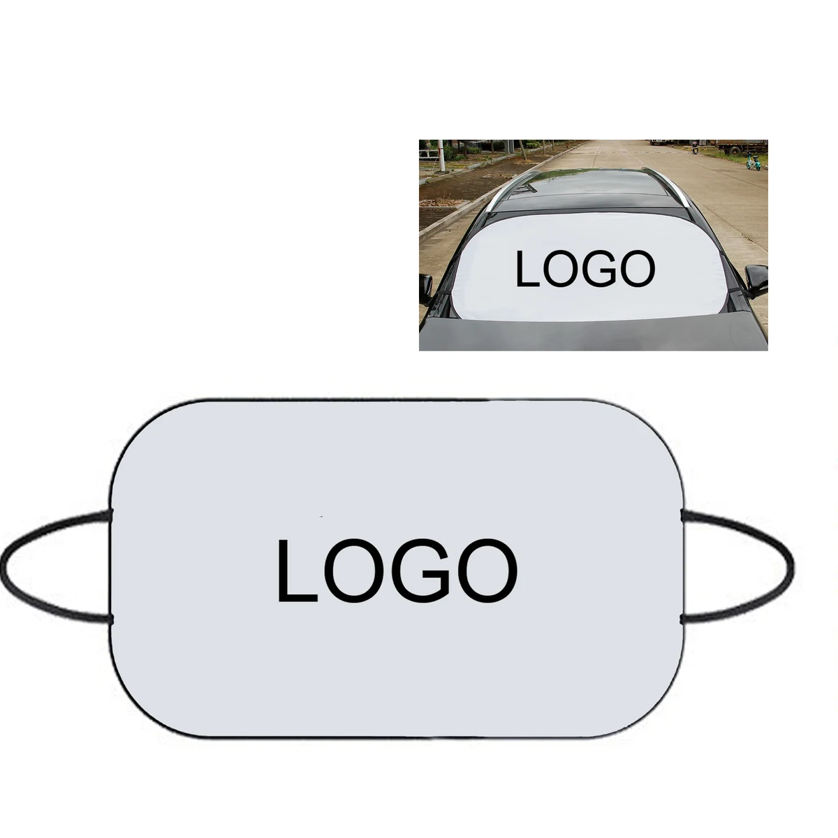 Single Panel Foldable Car Sun Shade 1
