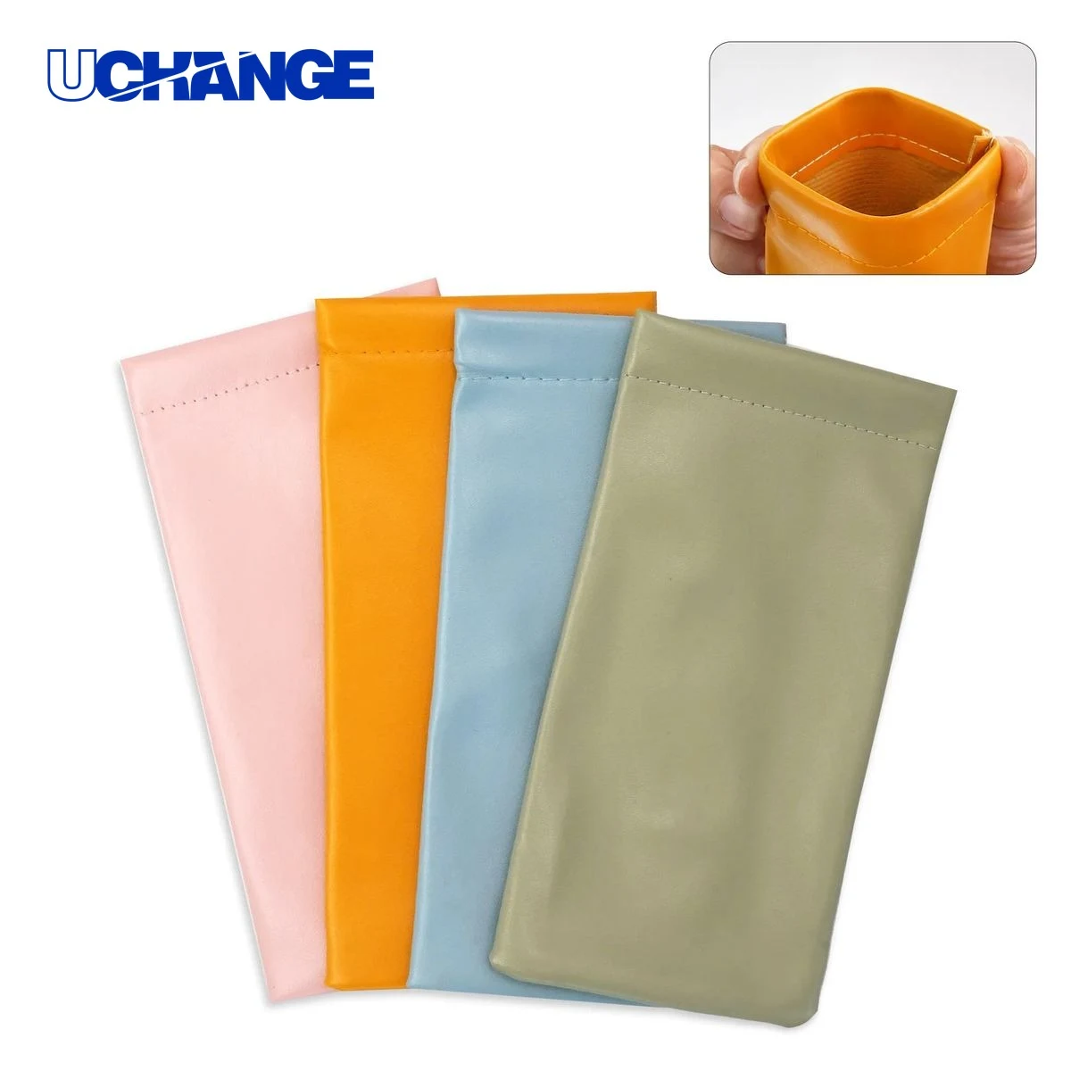Eyewear Leather Eye Organizer Pouch for Travel 1