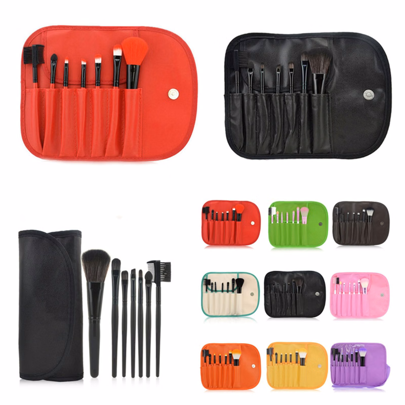 Cosmetic Makeup Brush Kit with Pouch