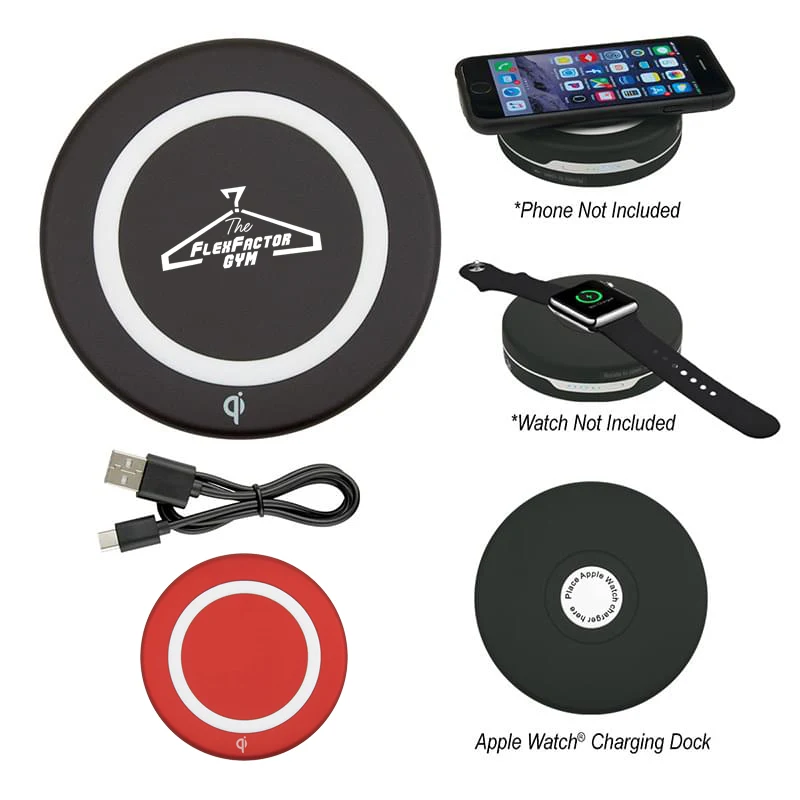 Portable Wireless Mobile and Apple Watch Charging Pad 1