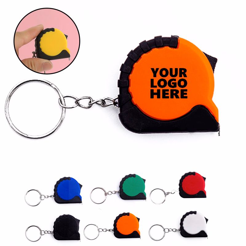 Miniature Tape Measure with Keychain