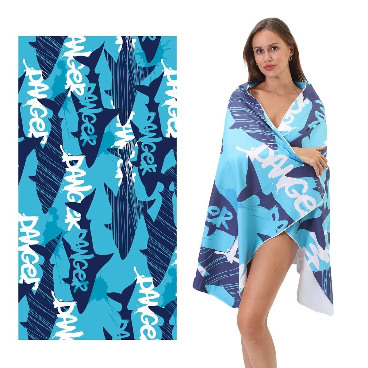 Custom Full-Color Beach Towel 1