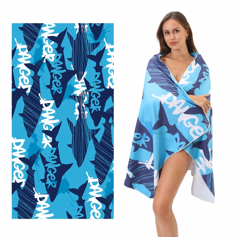 Custom Full-Color Beach Towel