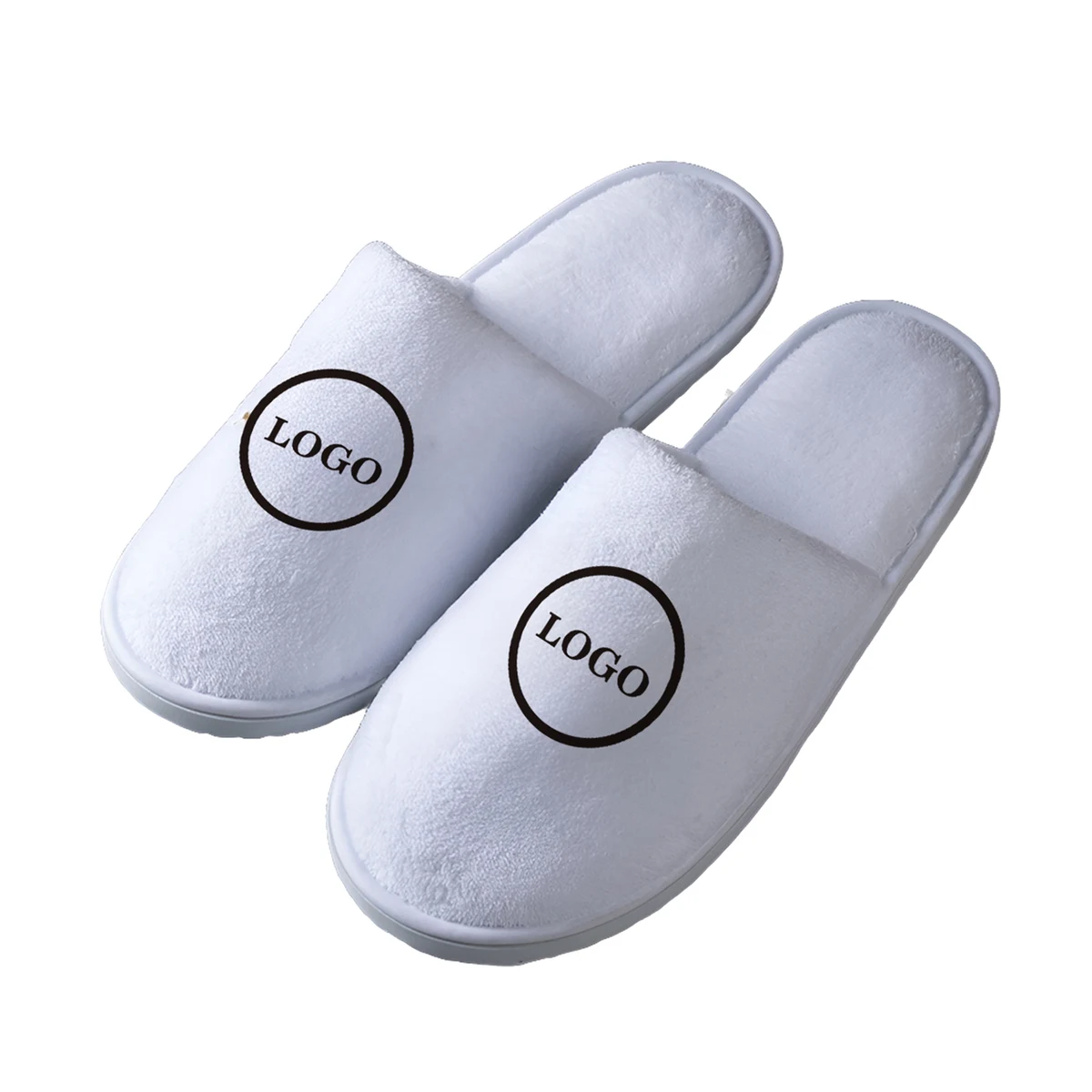 MOQ50 Custom Disposable Hotel Slippers For Guests 1