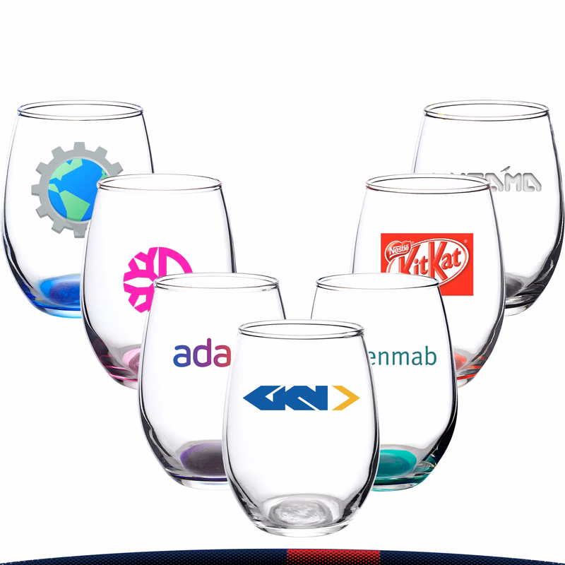 9 oz. Arc Stemless Wine Glasses