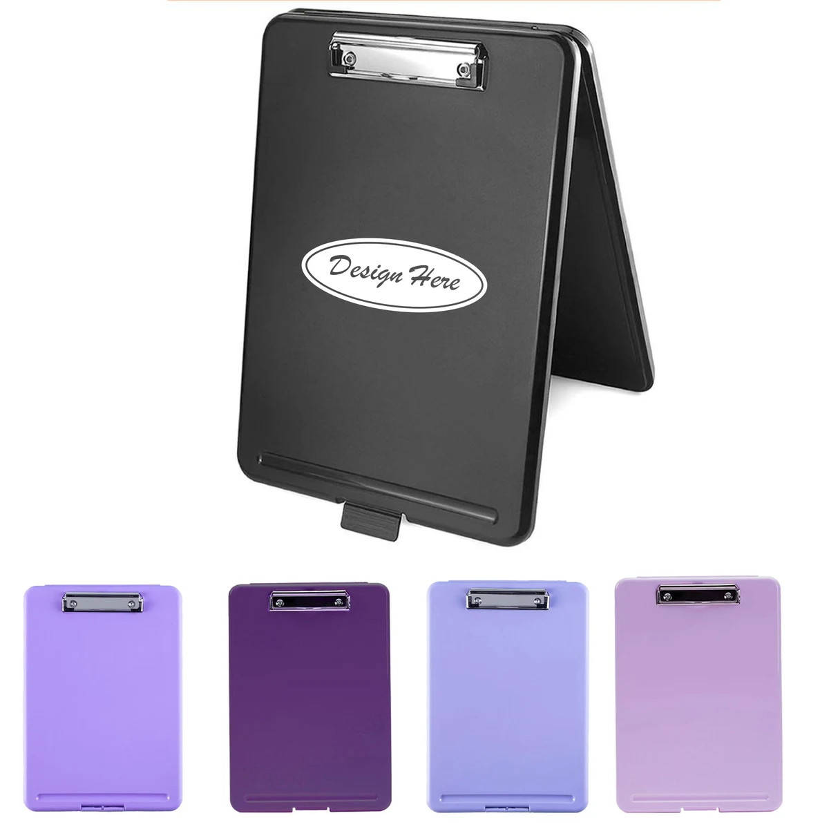 Durable Plastic Clipboard with Hook & Solid Color File Holder 1