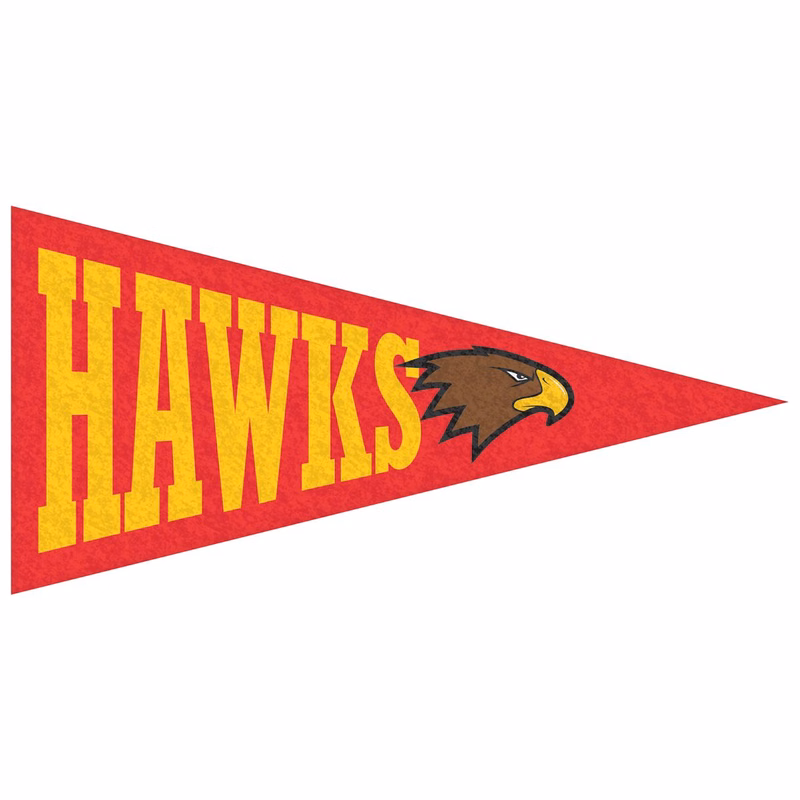 2.25" x 4.5" Custom Printed Mini Magnetic Felt Pennant