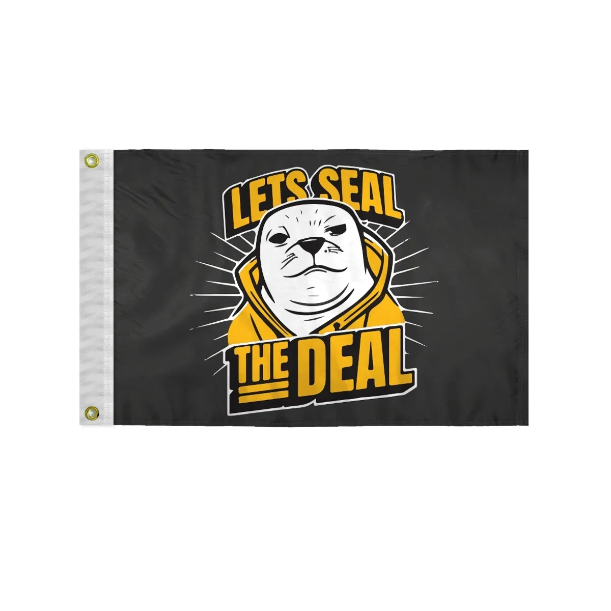 Custom Screen Sublimation Flag - 12" x 18" W-Poly 1