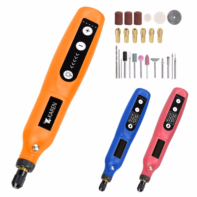 5-Speed Portable Mini Rechargeable Cordless Rotary Tool