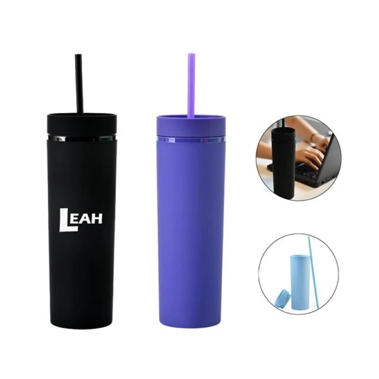 16OZ Sports Tumbler with Straw 1