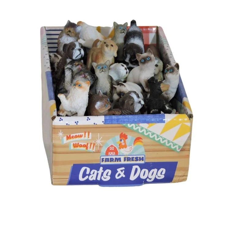 Cat and Dog Figures - Assorted 1