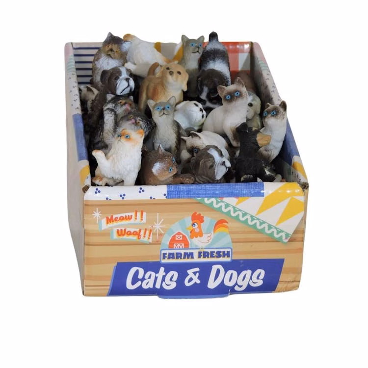 Cat and Dog Figures - Assorted