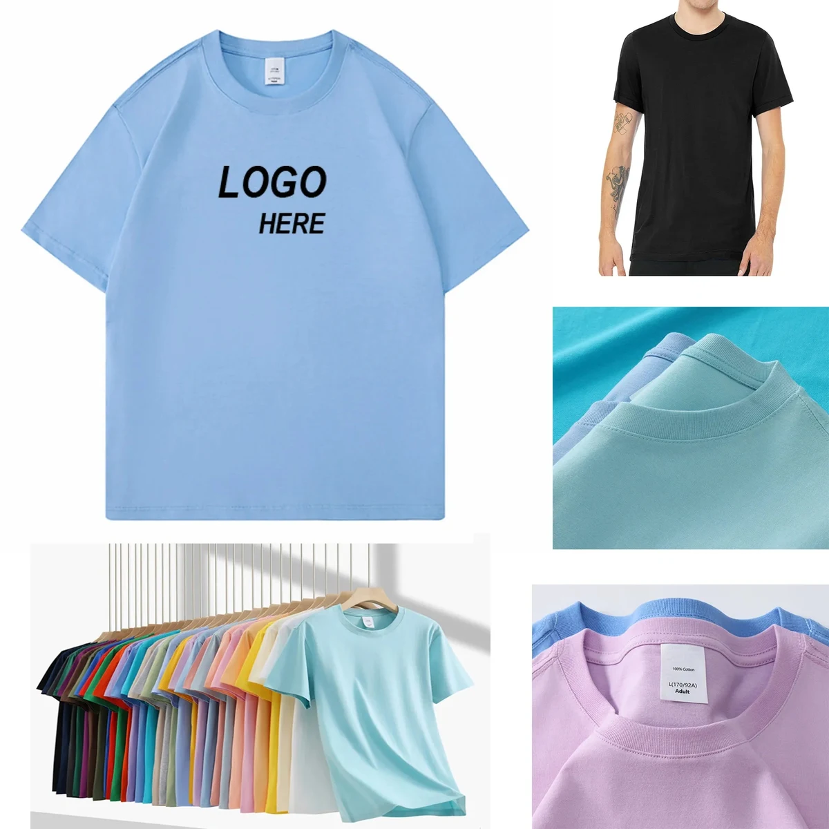 Comfortable Cotton Crewneck T-Shirt 1