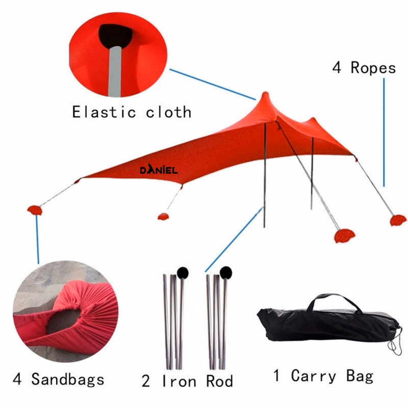 118" x 118" x 78.7" Outdoor Portable Lyca Canopy