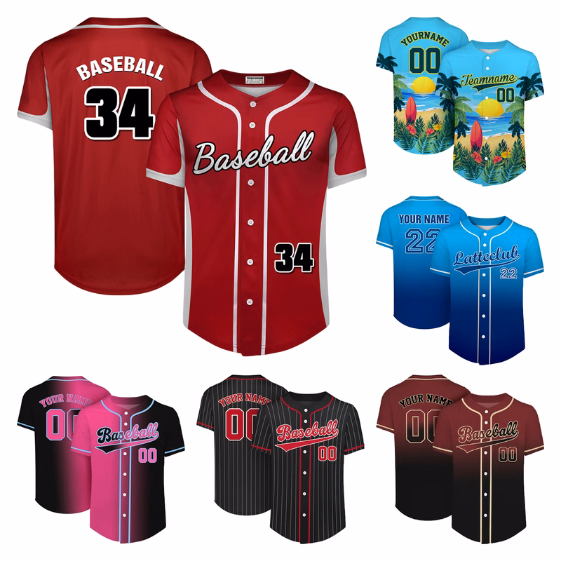MOQ 10pcs Custom Pro Baseball Uniform