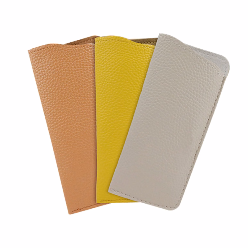 PU leather glasses storage case