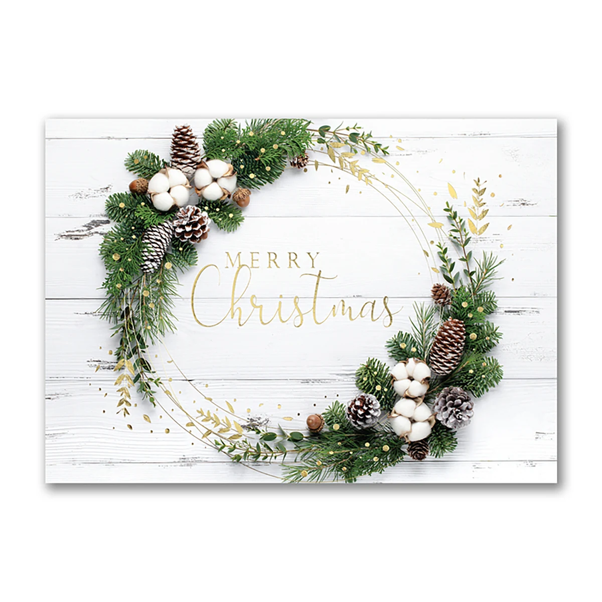 Rustic Style Christmas Card 1