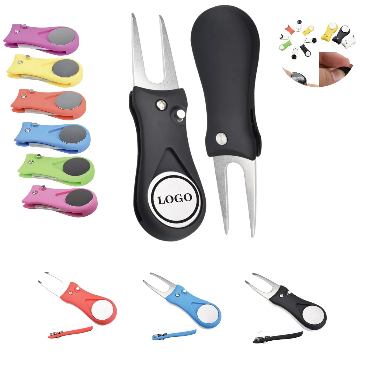 Collapsible Golf Restoration Tool 1
