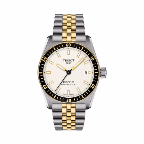Tissot PR516 Powermatic 80 Two-Tone Stainless Steel Watch