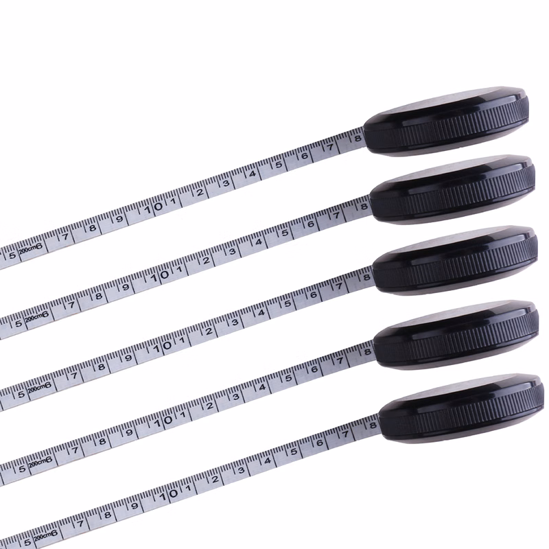 Automatic retractable 1.5m 60 inch black tape measure