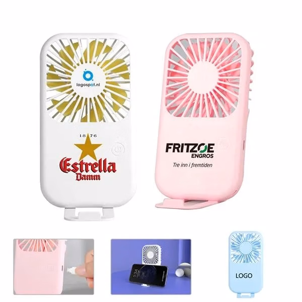 USB Rechargeable Handheld/Table Power Fan