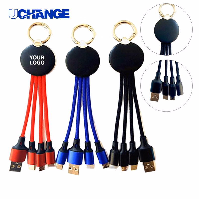 Three In One LED Charging Cable