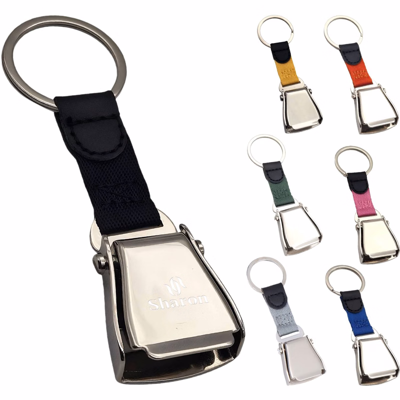 Airplane Seat Belt Buckle Keychain