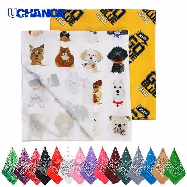 100% Polyester Bandana for Headwear and Daily Use