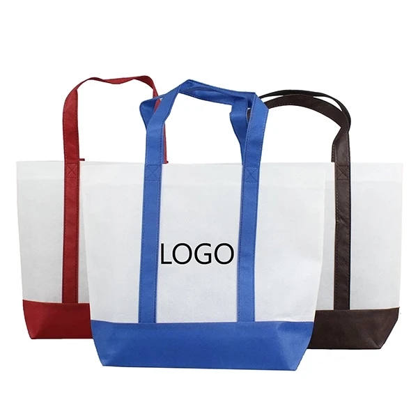 Non-Woven Tote Bag With Trim Colors 1