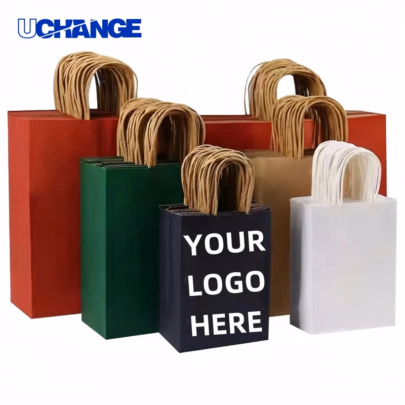 Colored Kraft Paper Bag Organizer