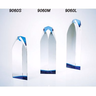BLUE REFLECT CRYSTAL VIRTUE TOWER (SMALL)