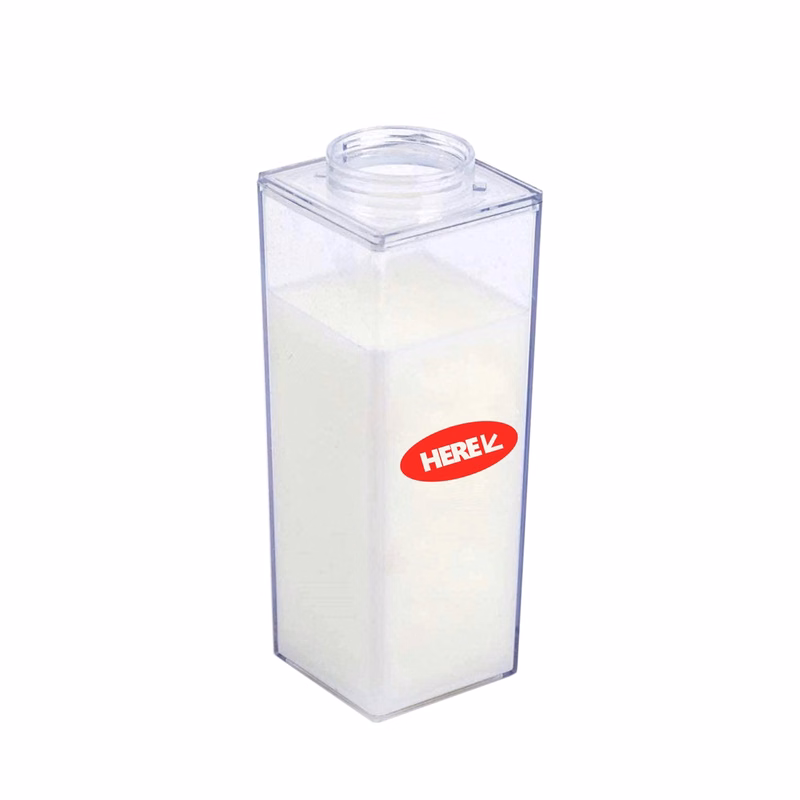 Clear Milk Water Bottle Cup