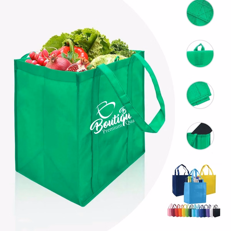 Custom Durable Large Capacity Reusable NonWoven Shopping Bag