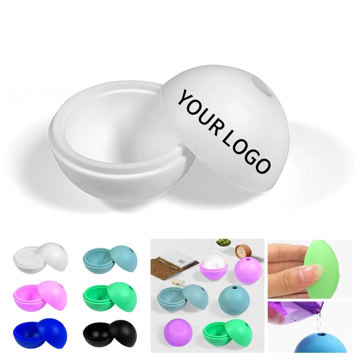 Reusable Round Ice Mold for Whiskey 1