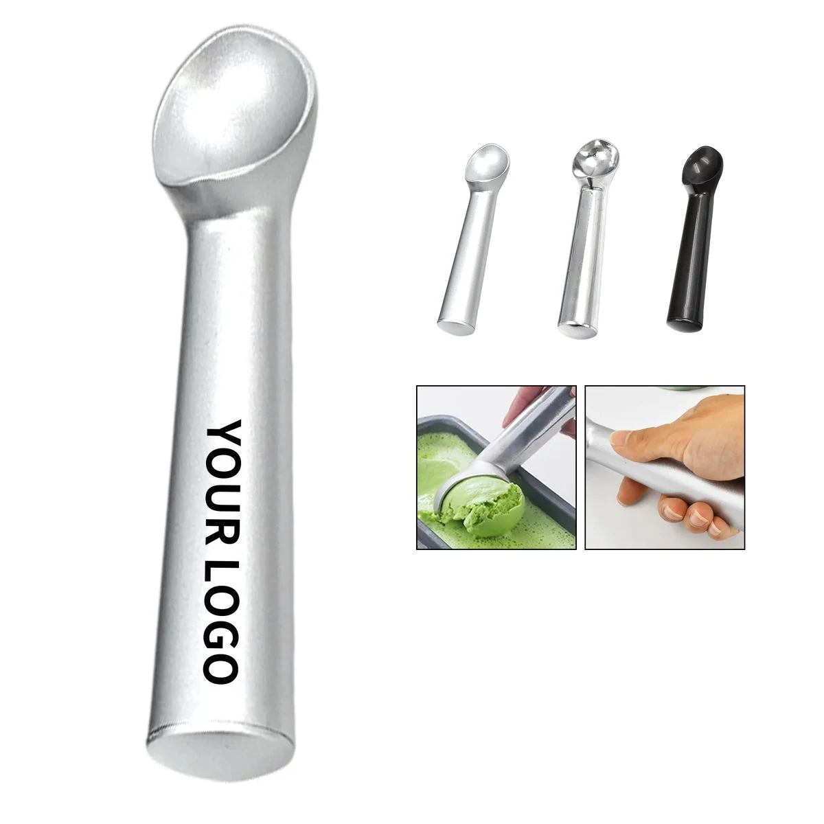 Food Grade Aluminum Ice Cream Spoon Non Stick 1