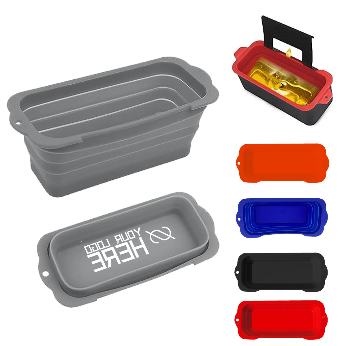 Reusable Thicken Antislip Silicone Grill Drip Pan Liner 1
