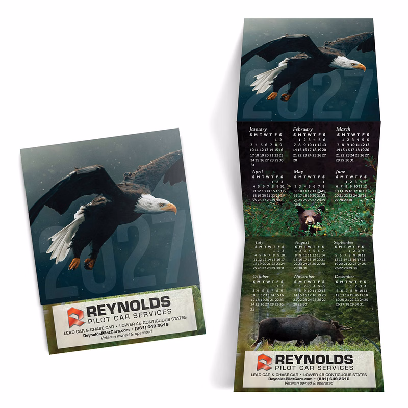 Wildlife Trifold Calendar
