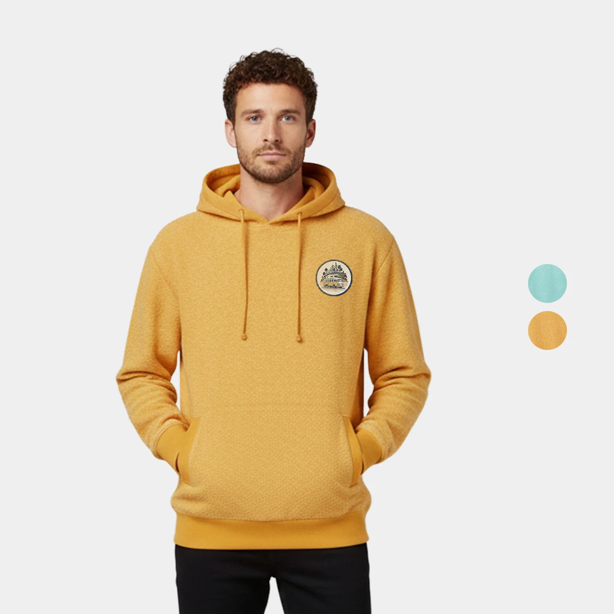 Classic Fit Reverse Terry Pullover Hoodie 1