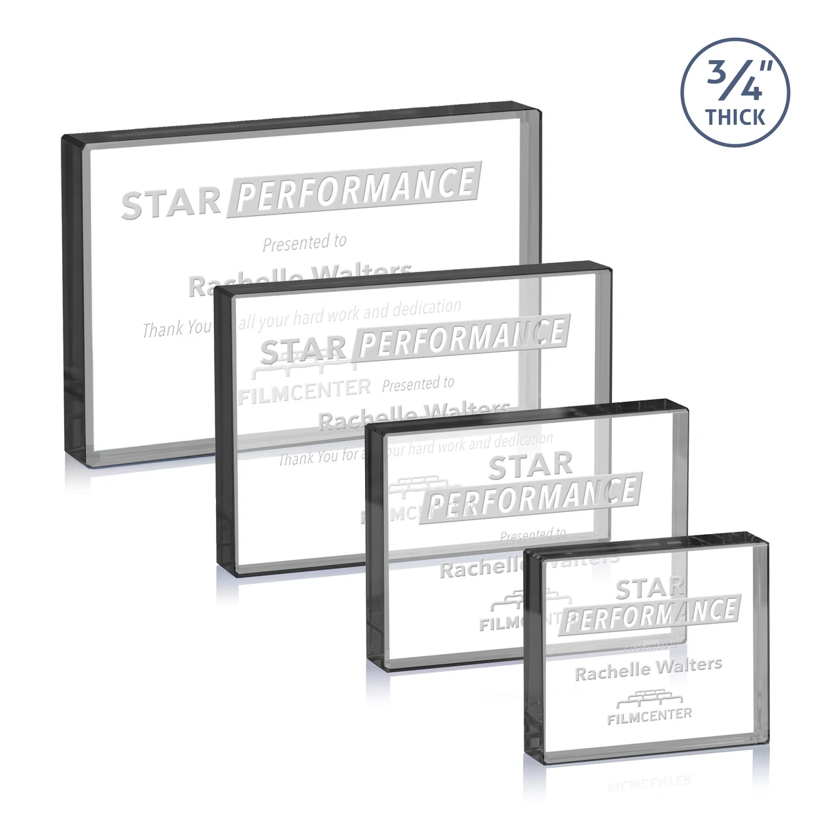 Verona Paperweight - Black 1