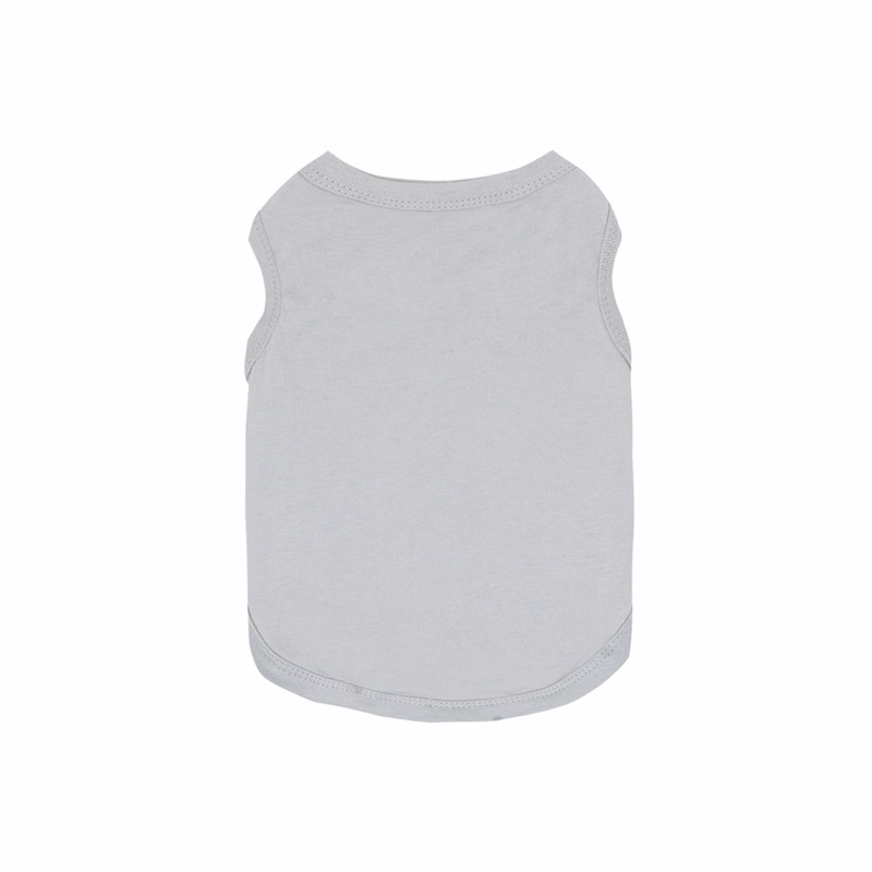 Cotton Pet Tank Top Solid Color