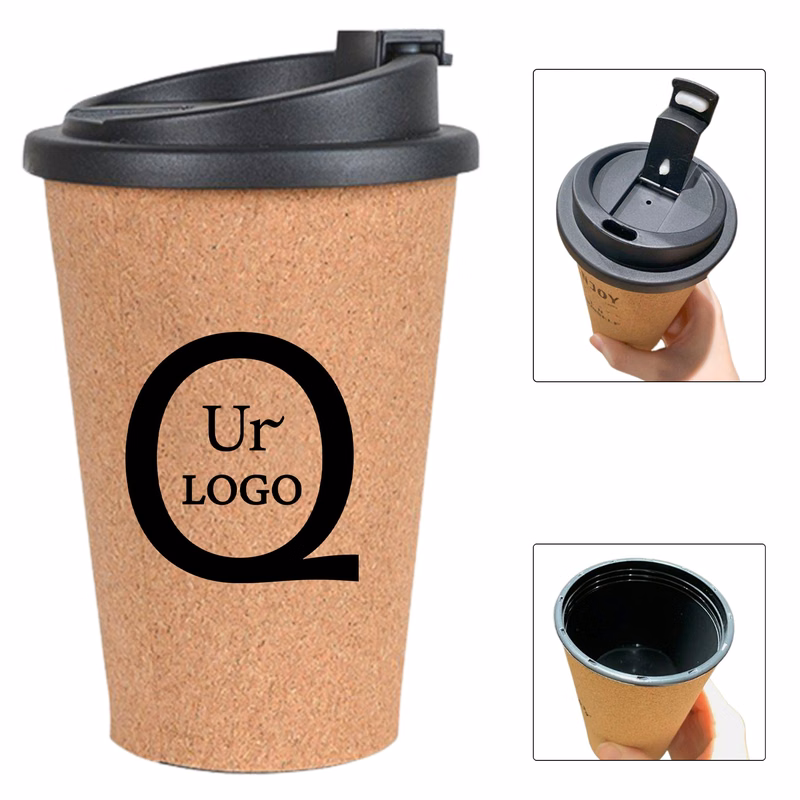 18Oz Cork Coffee Mug With Lid