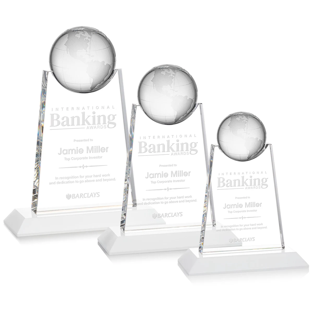 Netherford Globe Award - White 1