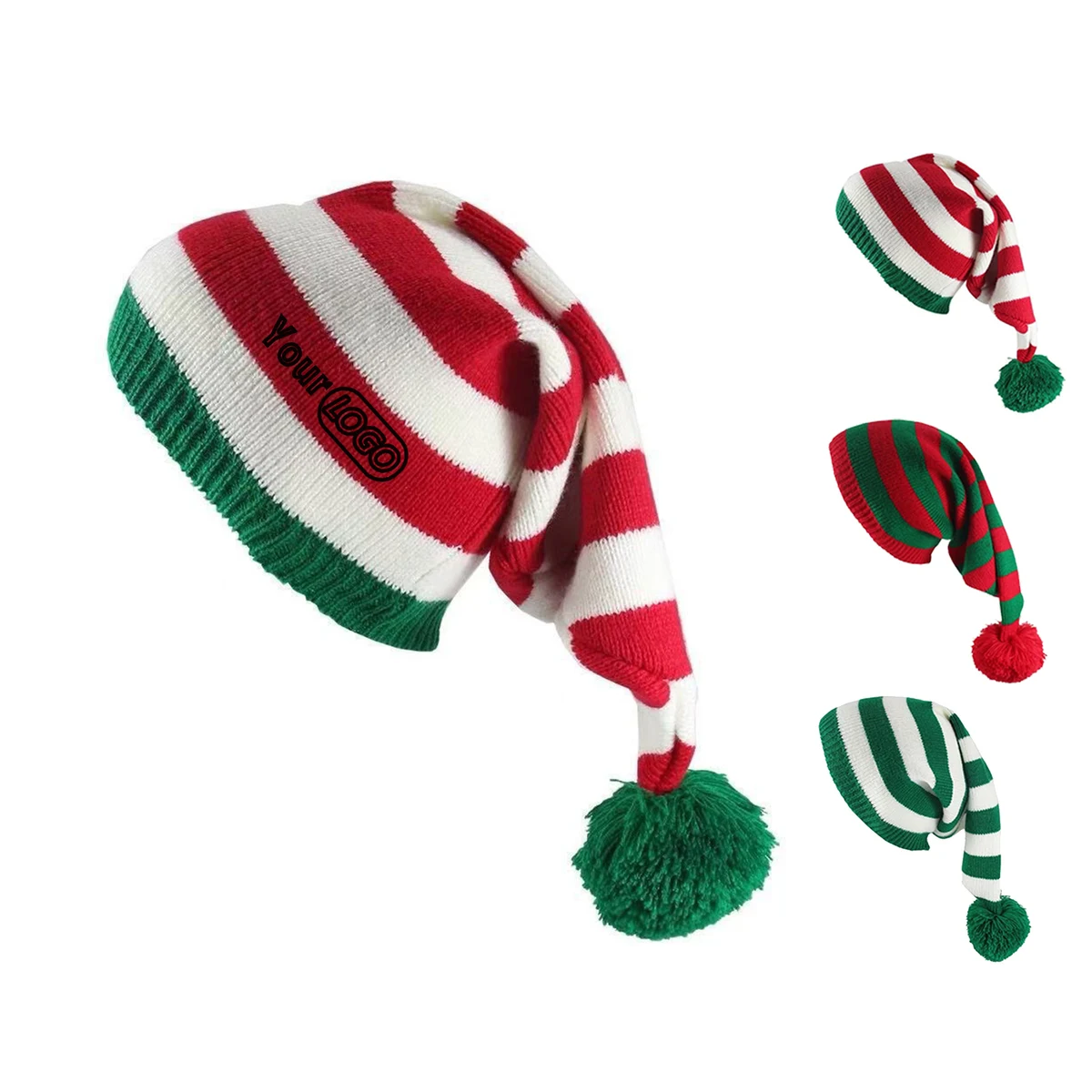 Polyester Christmas Festival Knitted Hat 1