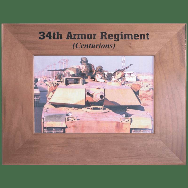 4" x 6" Genuine Walnut Picture Frame